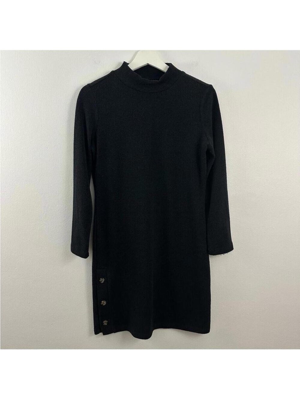 Banana Republic Women’s Turtleneck Long Sleeve Dress Black Size S